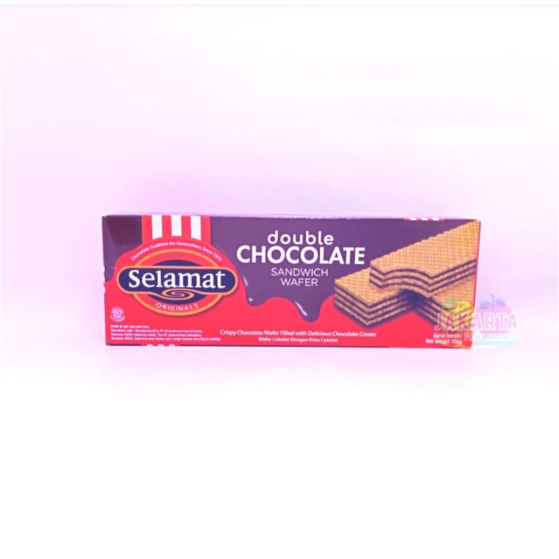 

(WAFER) SELAMAT WAFER DOUBLE CHOCOLATE 198G