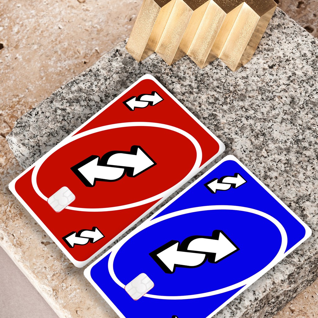 [GAMES] UNO REVERSE BASIC Card Sticker Cover Skin  ATM / Debit / Credit / Emoney / Flazz Kartu