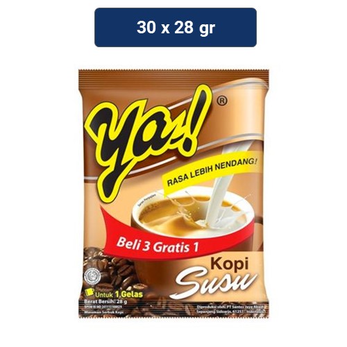 

Ya Kopi Susu 28 gr x 30 Pcs