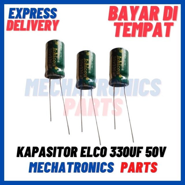 [PAS-9654] KAPASITOR ELCO 330UF 50V ICHICON