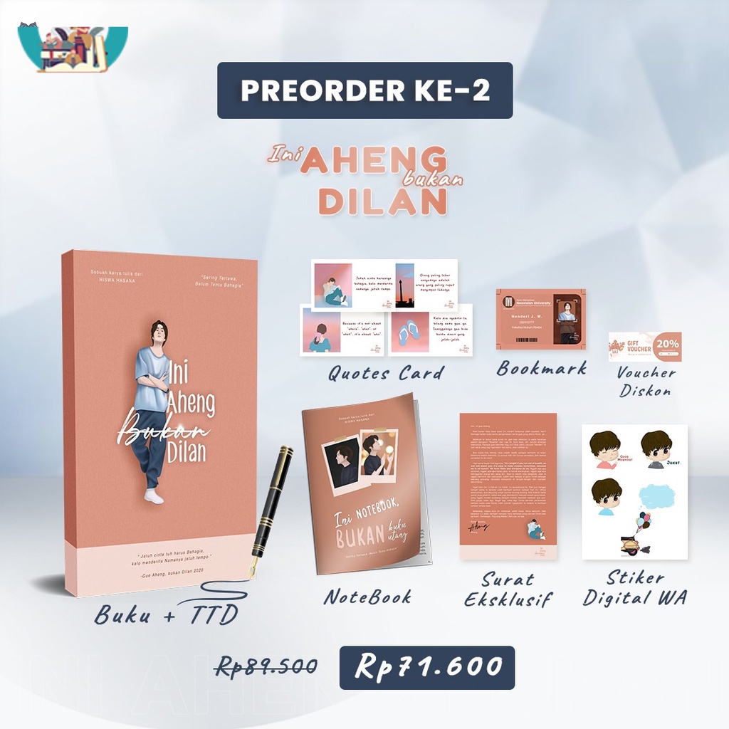 Ready Novel Ini Aheng Bukan Dilan Paket Aheng  karya Niswa Hasana