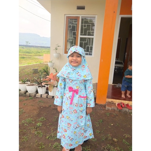 GAMIS ANAK SAKU CATRA UMUR 2 -6  TAHUN