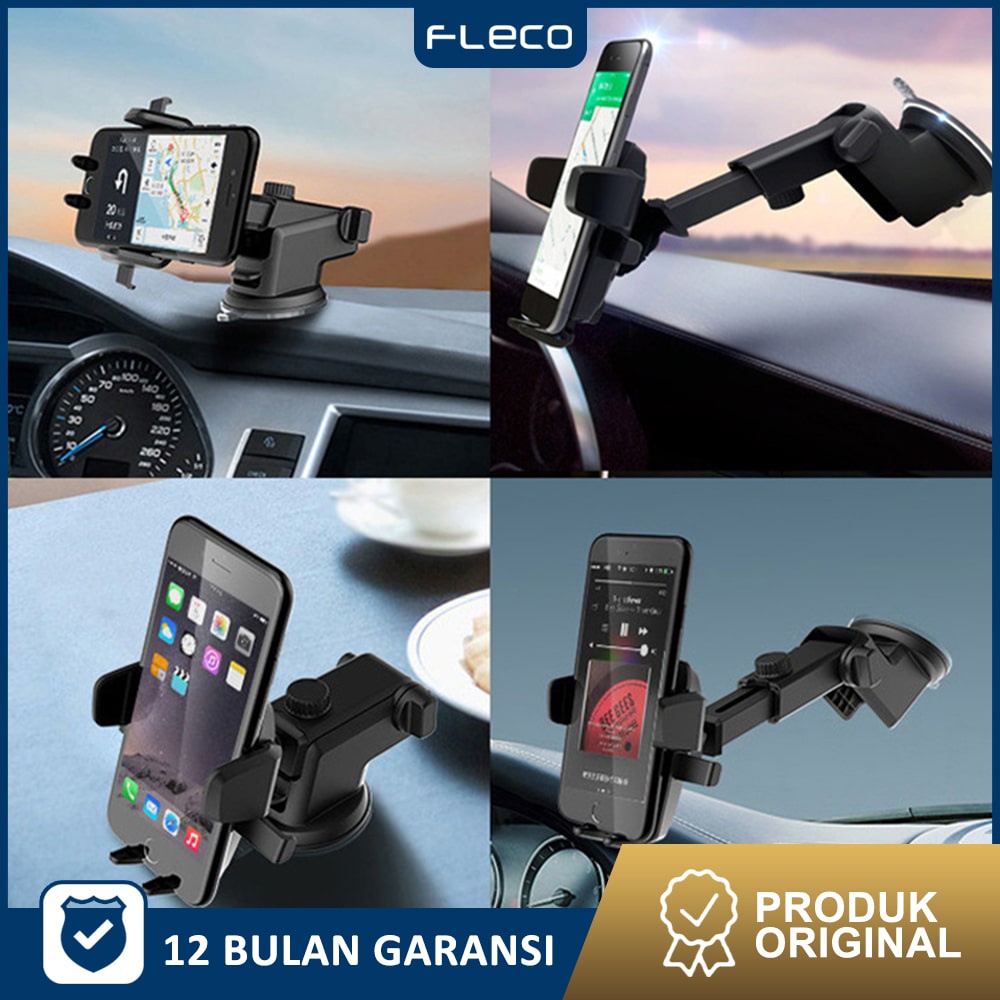 Holder mobil Phone car holder dashbor FL-17 FLECO - Garansi 1 Tahun Rusak Ganti Baru