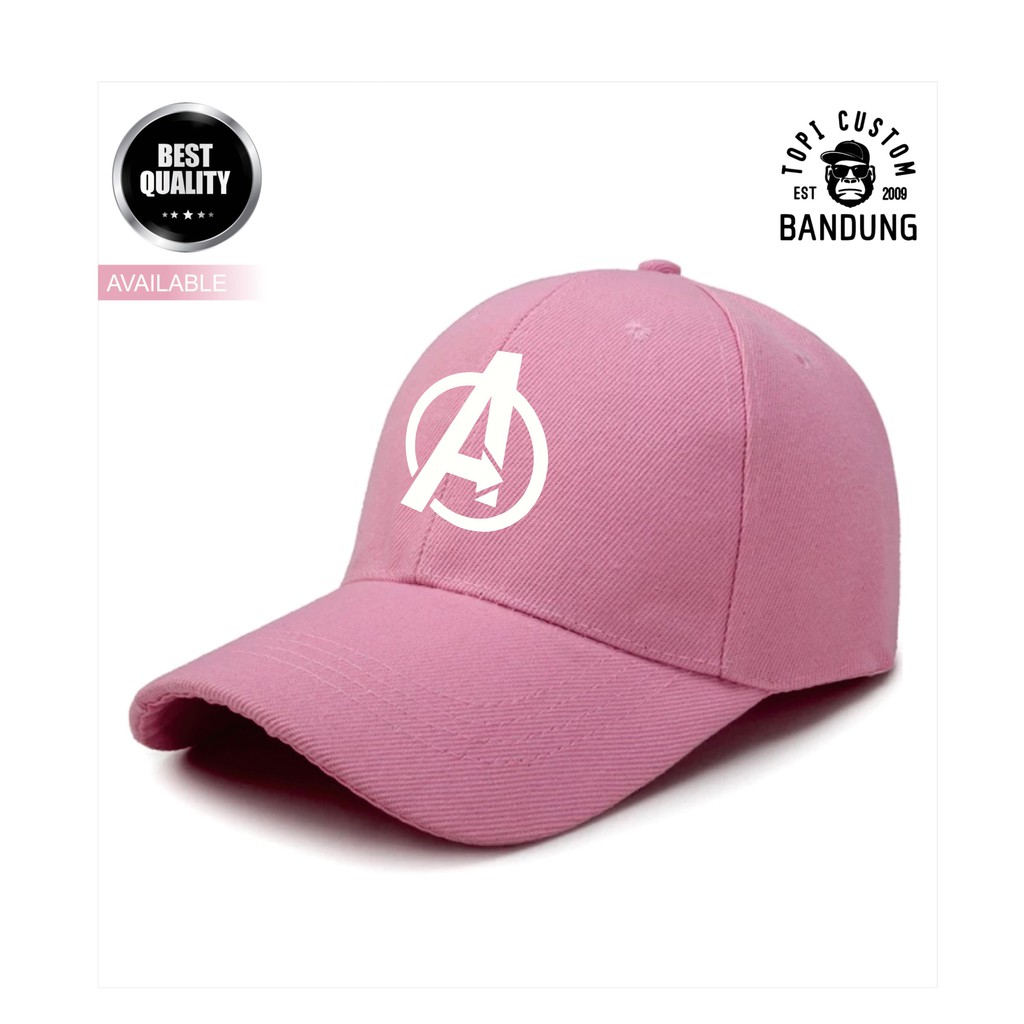 Topi Baseball  AVENGERS Pria Wanita Topi Jaring Jala AVENGERS Baseball Cap Bisa Tulis Nama Bisa COD Gratis Masker Original High Premium Quality