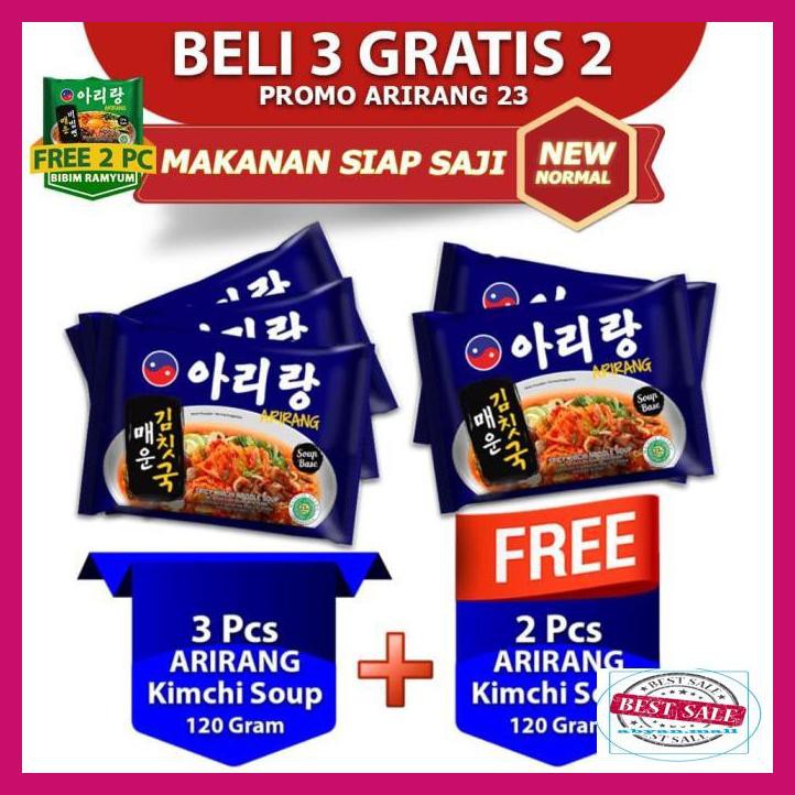 

68Ty8Yg- Arirang Kimchi Soup 120G Beli 3 Free 2 (Ar23) 7Rtyr67-