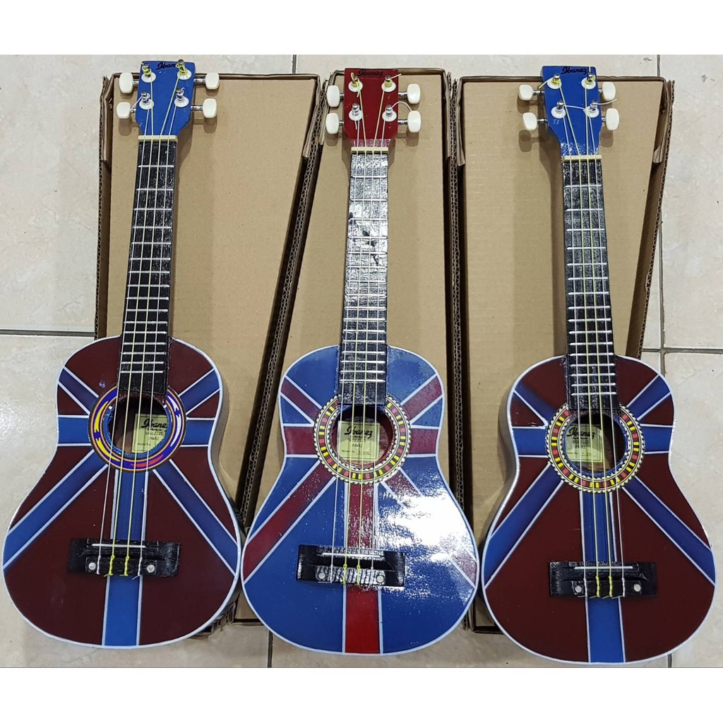  Gitar  Ukulele Kentrung 4 Senar Nylon Merk IBANEZ 