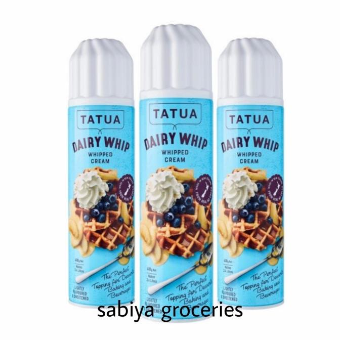 

(BISA COD) tatua aerosol whipped cream 250gr / dairy whip cream / whipping cream