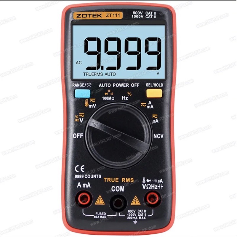 Zotek Zt111 Multimeter Avometer Tester Meter Digital Multitester - Sku 2.002.0729 - Zt-111