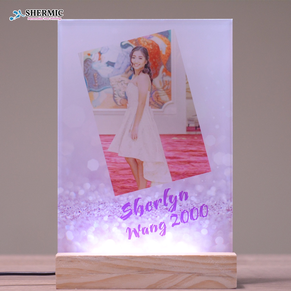 CETAK CUSTOM PRINT UV FRAME FOTO HIASAN AKRILIK ACRYLIC NOMOR ALAMAT RUMAH