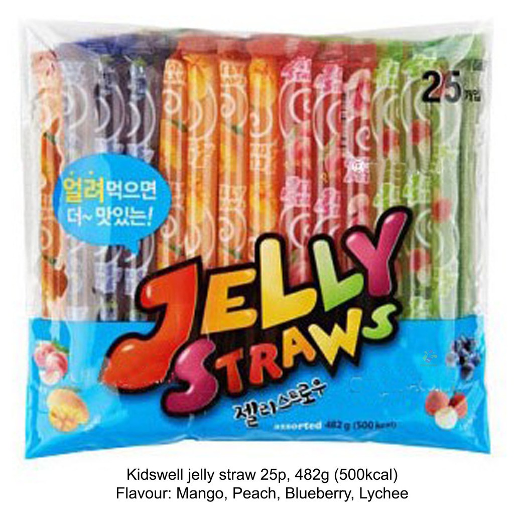 ORI KOREA KIDSWELL JELLY STRAW 25p
