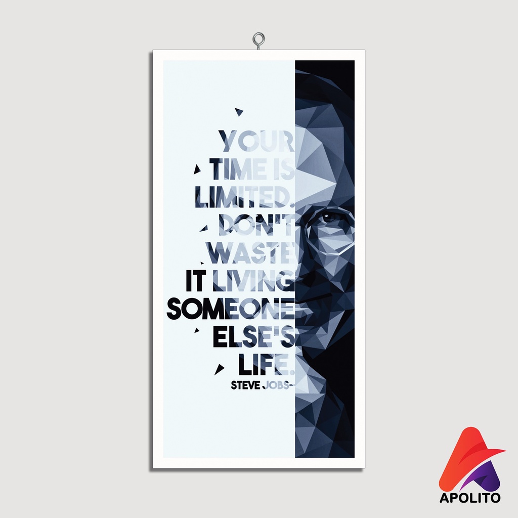 HIASAN DINDING QUOTE MOTIVASI (10X20CM) WALL DECOR PAJANGAN DINDING POSTER KAYU RUANGAN