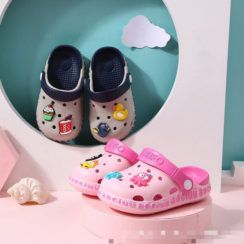 Sendal lucu anak keren import motif kartun anak laki-laki dan perempuan