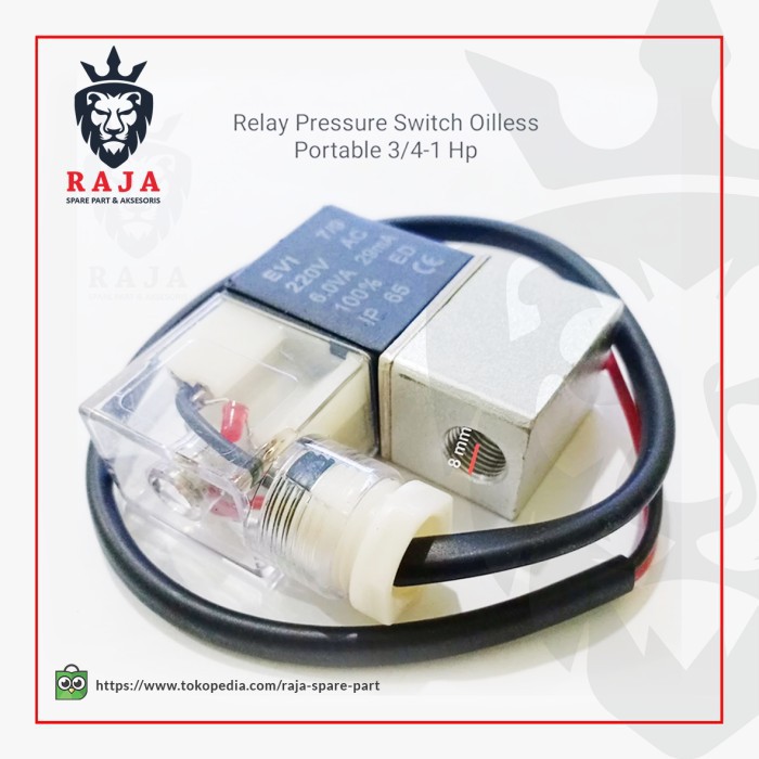 Relay kompresor angin oilless 1 hp
