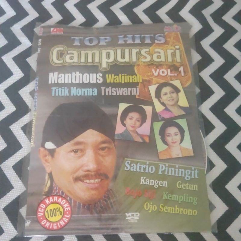 VCD KARAOKE ORIGINAL TOP HITS CAMPURSARI VOL.1
