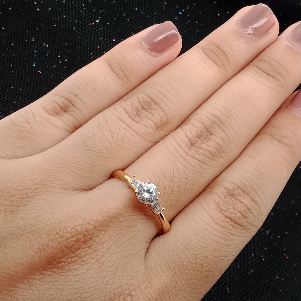 Cincin Emas 17K - 1.55 gr Kadar 750 - 98