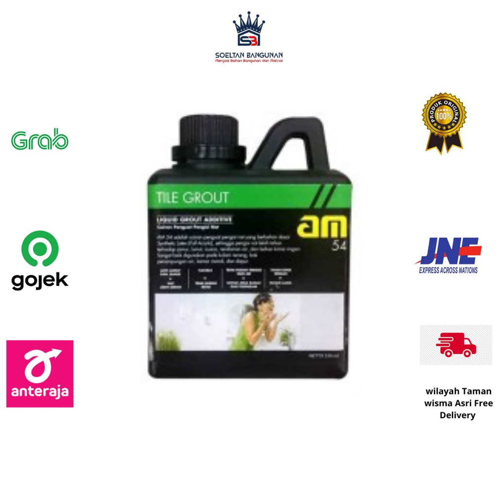 AM54 am 54 Cairan Pengisi Perekat Penguat Nat Keramik Granit Grout