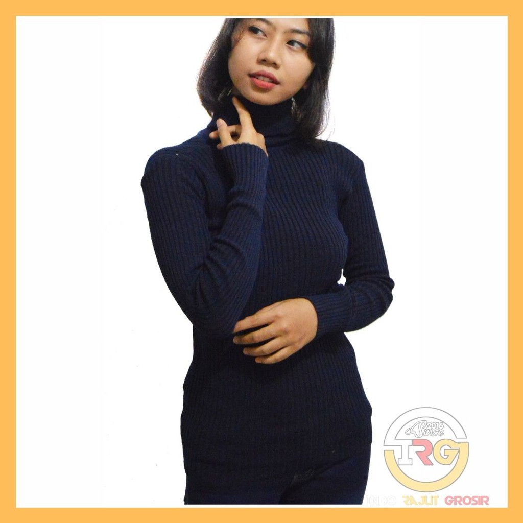 NEW DAISY TURTLENECK / SWEATER RAJUT WANITA / ATASAN RAJUT WANITA