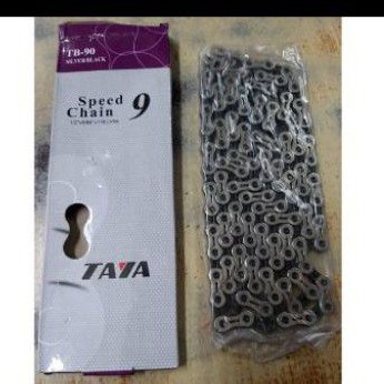 rantai susun MTB  9 speed taya