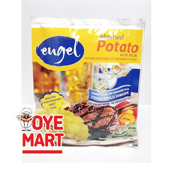 ENGEL MASHED POTATO WITH MILK 50GR / TEPUNG BUMBU / TEPUNG INSTAN