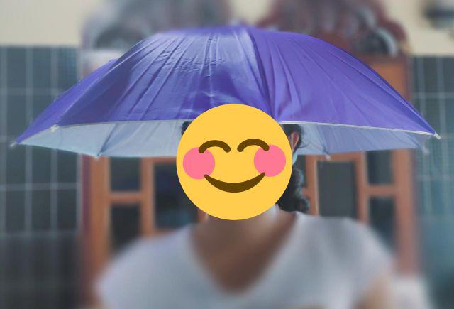 Payung Topi  Grade  A.10 Plus New Version 10 Warna Diameter 60 Cm Super Big Jumbo Camping Kepala