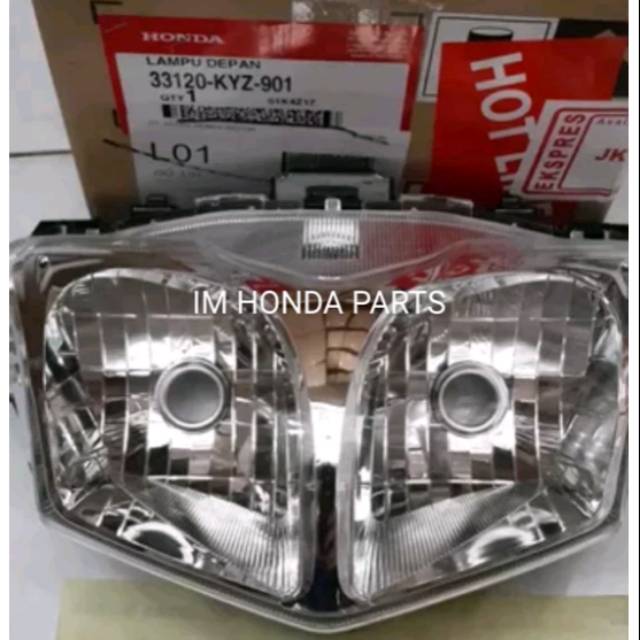 Reflektor lampu depan Honda Supra x 125 helm in original