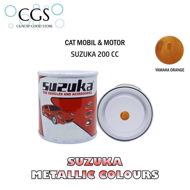Cat Suzuka YAMAHA ORANGE SM110 200cc - cat motor orange - cat orange - cat mobil orange - cat mobil 