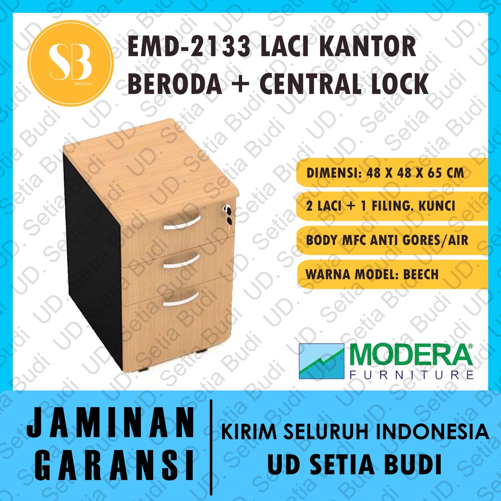 Laci Kantor Pedestal Beroda + Central Lock Modera EMD 2133 E-Class