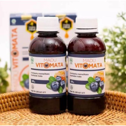 (Bisa COD) MADU VITOMATA ORIGINAL 280gr / Obat Mata / Madu Mata / Katarak / Mata Merah / Vitomata