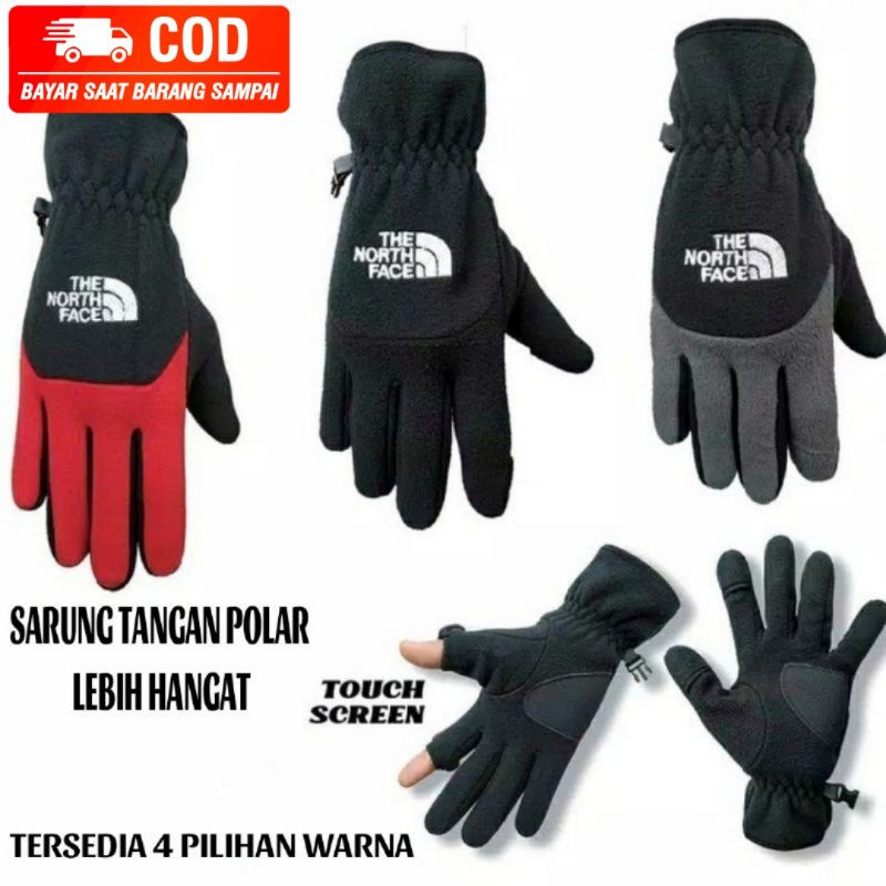 Sarung Tangan Polar Ttnf Terdapat Lubang D Jari Jempol Dan Telunjuk Meudahkn Mengunakn Hp Shopee Indonesia