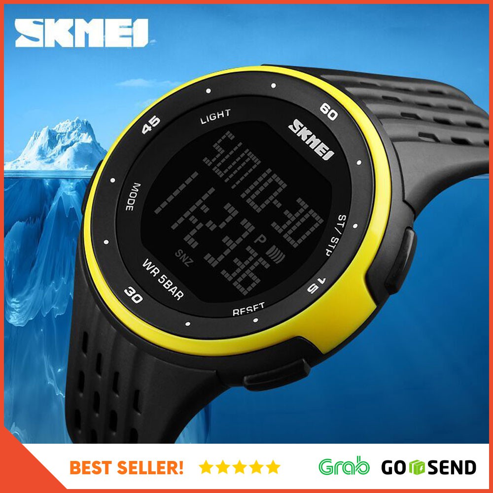 SKMEI Jam Tangan Digital Pria - DG1219 - Black