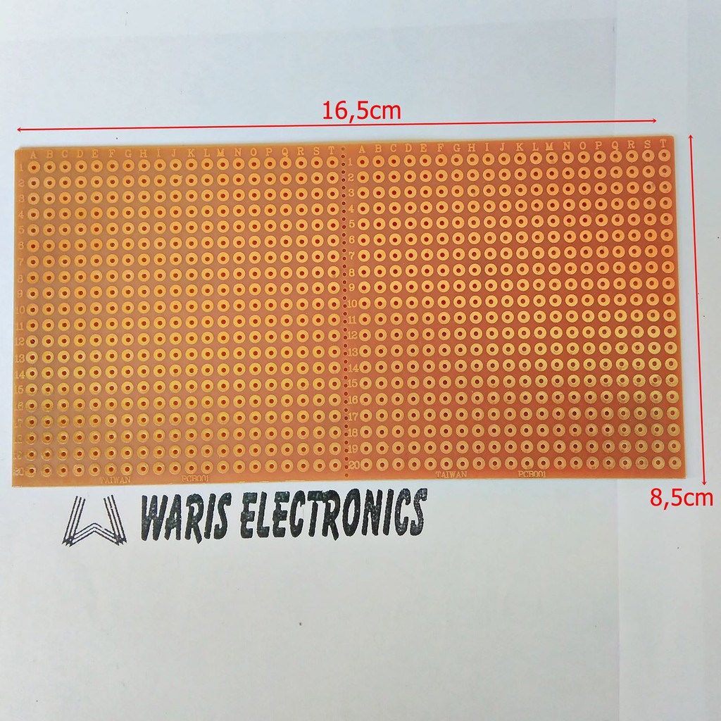 PCB polos lubang TR transistor