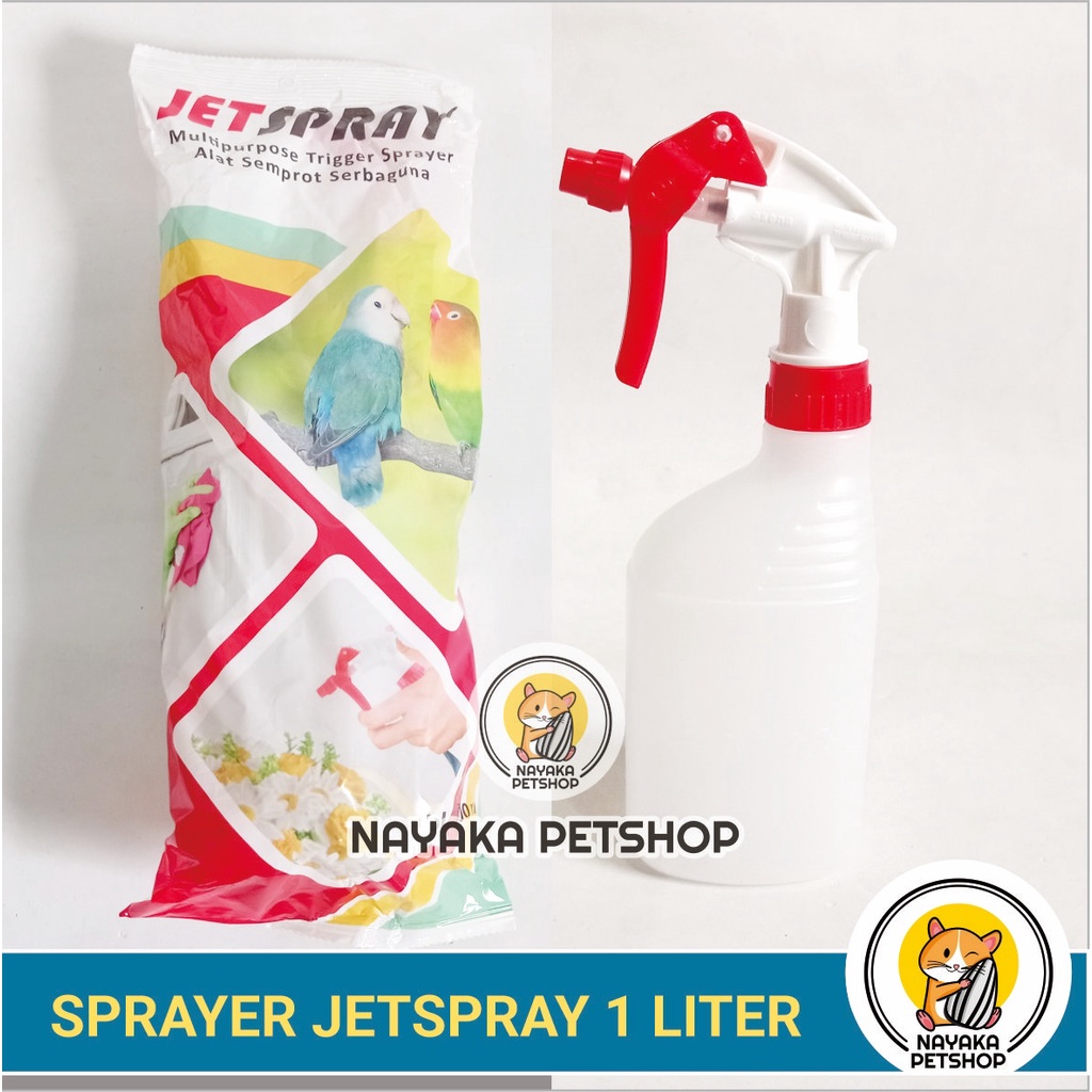 Hand Sprayer JetSpray 1 Liter Semprotan Burung Botol Semprot Air Disinfektan Tanaman Jet Spray