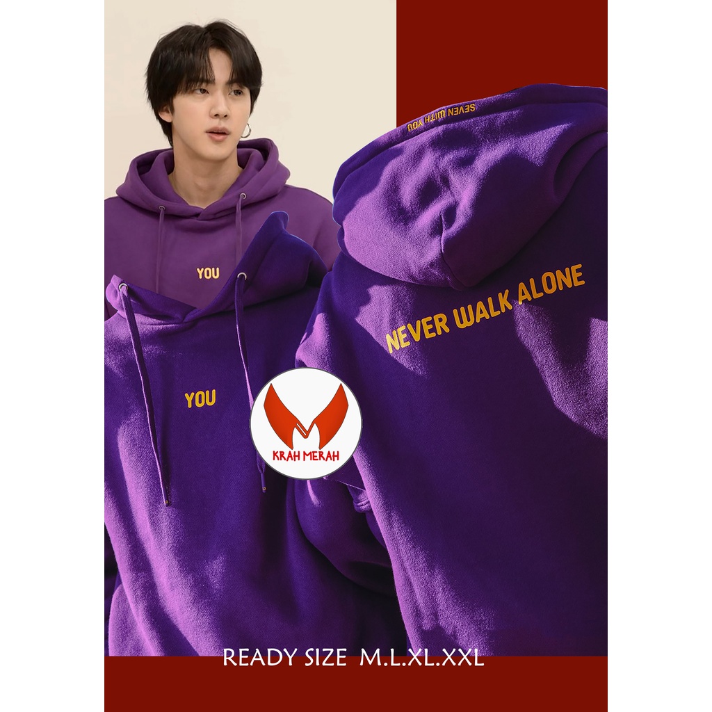 HOODIE BTS JIMIN NEVER WALK ALONE