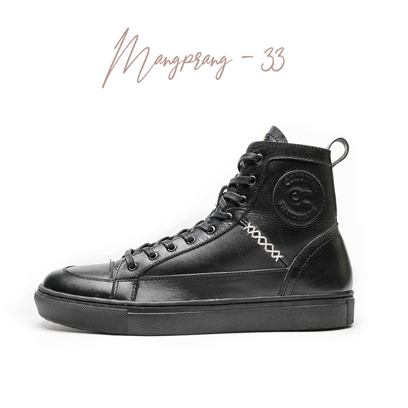 ODONCIBADUYUT OC-SNEAKERS CLASSIC BLACK KASUAL PRIA DEWASA MODEL KEKINIAN