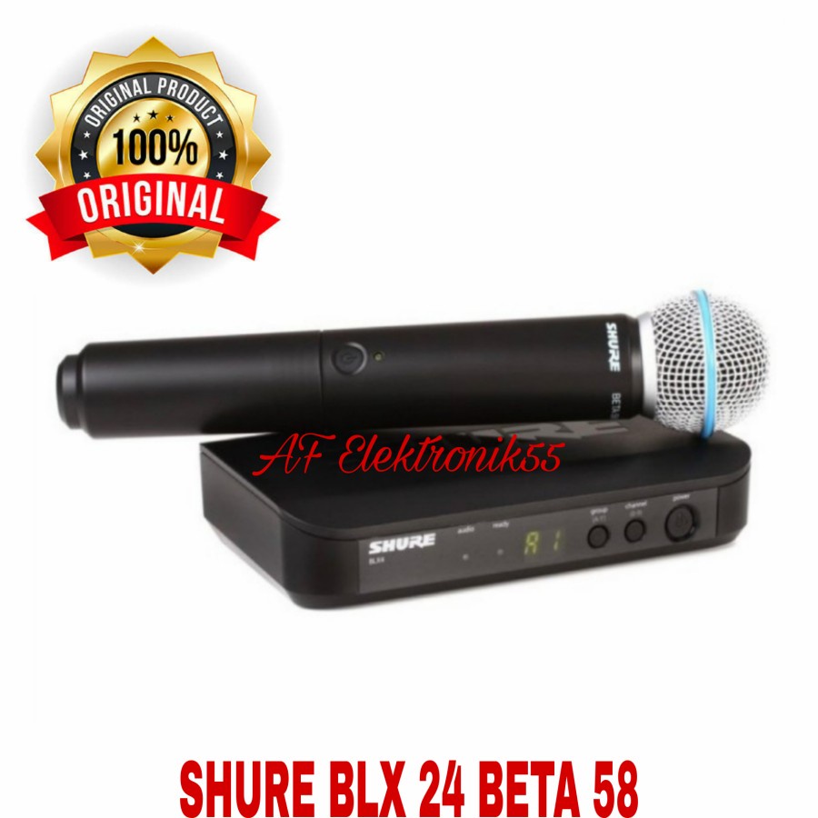 Mic Wireles SHURE BLX 24 BETA 58 Original