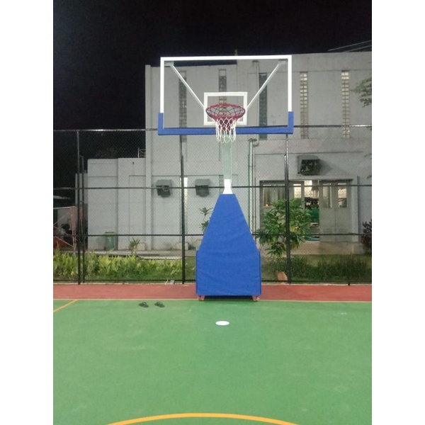 [Eksklusif] Papan Pantul Basket Akrilik 15 mm Ukuran 120×180 Ring Per 2 Profesional