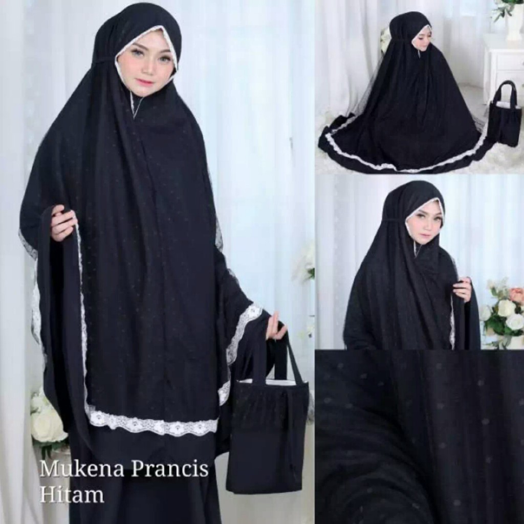 FLAM MUKENA DEWASA PRANCIS RENDA TILE MEWAH