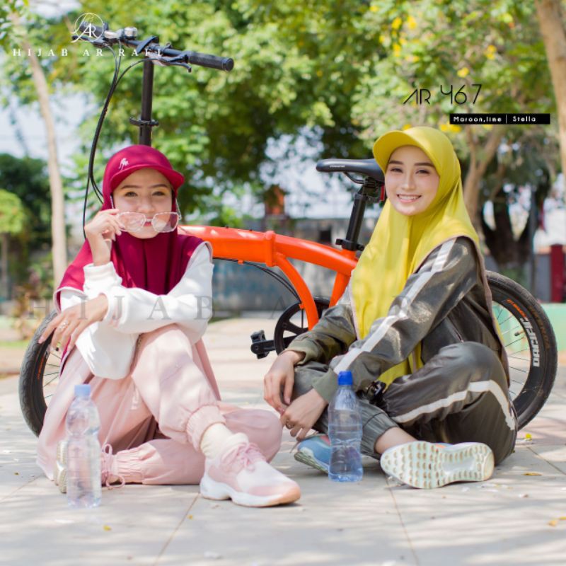 Arrafi Hijab Topi Kode Ar 467 / kerudung jilbab topi arrafi instan bestseller 2020-8