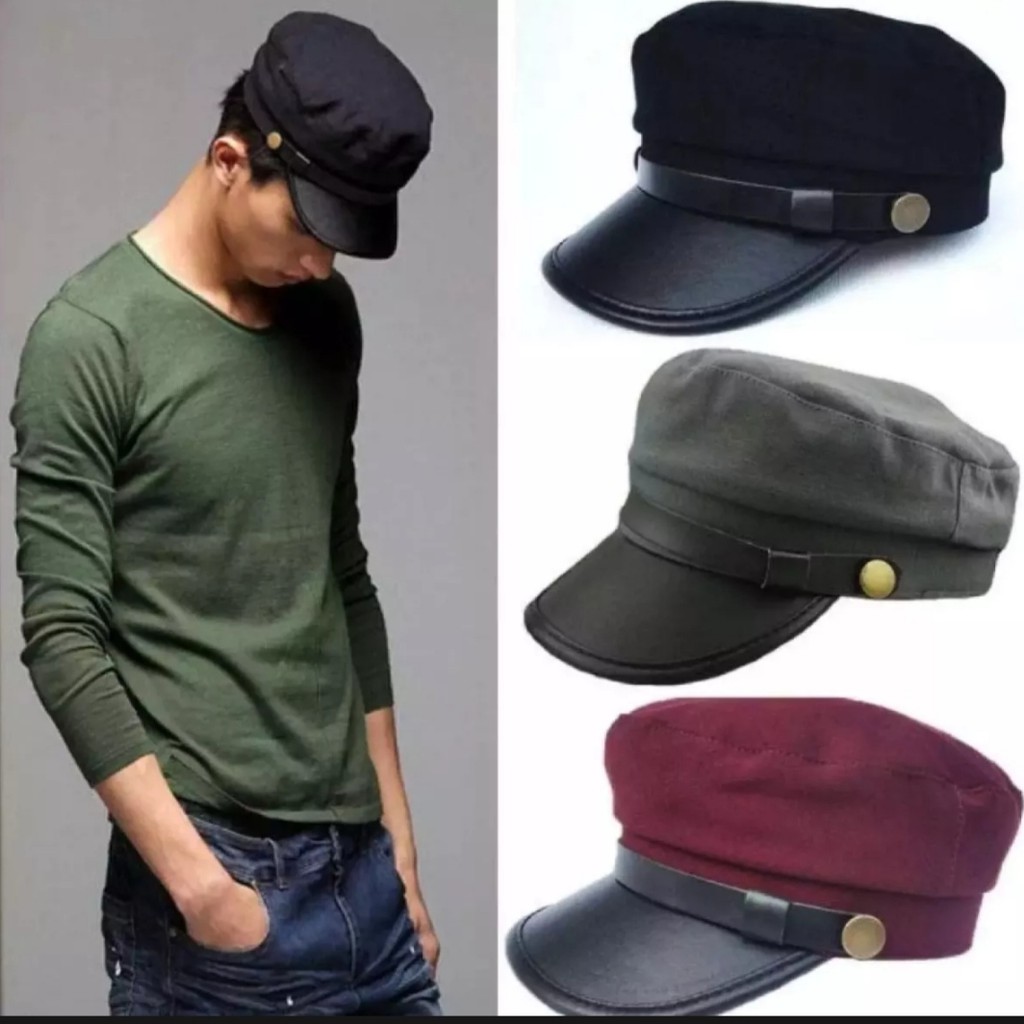 Topi Pria ARIEL Topi KOMANDO Dewasa ( Kaus) Topi Pelaut FASHION PRIA Topi Korea Style ( COD )