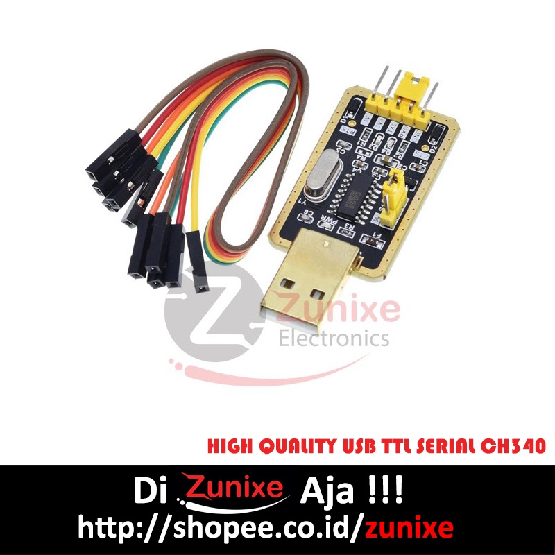 HIGH QUALITY USB TTL SERIAL CH340 GOLD PLATE WITH RESET &amp; CTS PIN