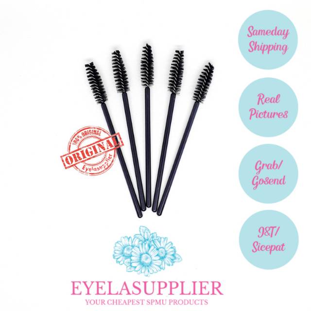 mascara wand sisir bulu mata disposal kuas brush maskara