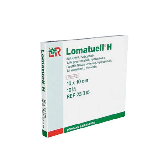 Lomatul H 10x10 / Kasa Lomatuell / Vaselin dressing / Kasa Lomatul