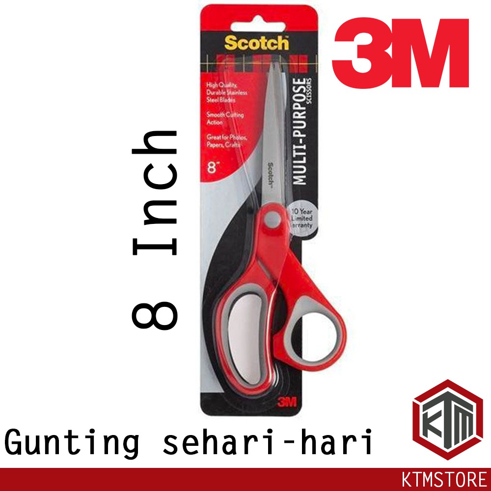 3M 1428 Scotch Gunting Besar Pemotong kertas Scissor 8 Inch