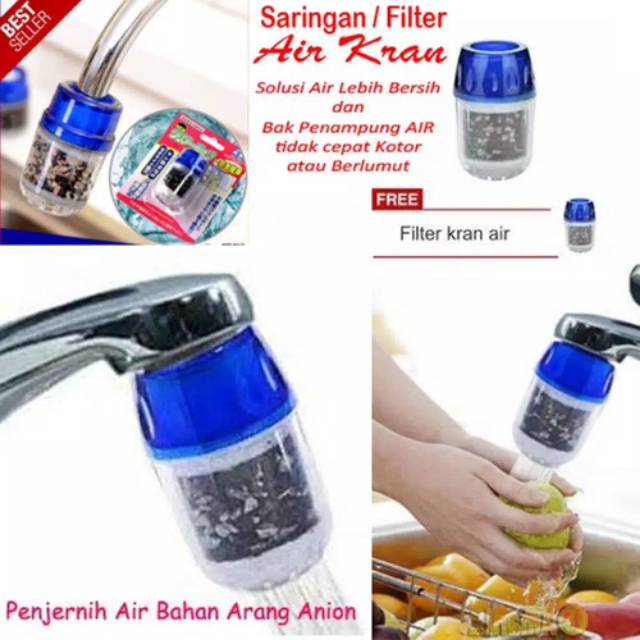 Water filter carbon active/ saringan kran air/filter kran