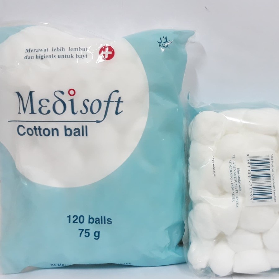 MediSoft Cotton Ball / Kapas Bulat