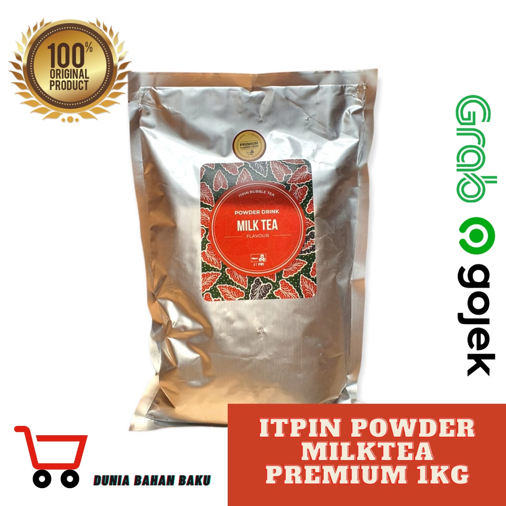 Itpin Milk Tea Powder Premium 1kg 100% Ori