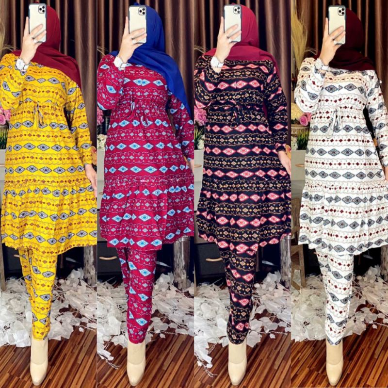 AYRA ONE SET KATUN RAYON GROSIR BAJU WANITA BUSUI TERMURAH MEDAN