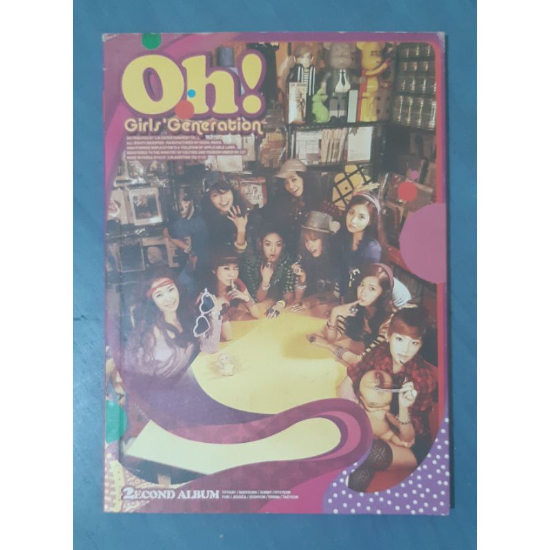 GIRLS' GENERATION SNSD - OH Oh Album