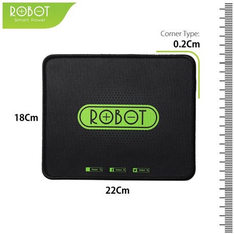 ITSTORE Mouse pad Gaming ROBOT RP01 / MP01 Mousepad Anti-skid e-Sports Series Black