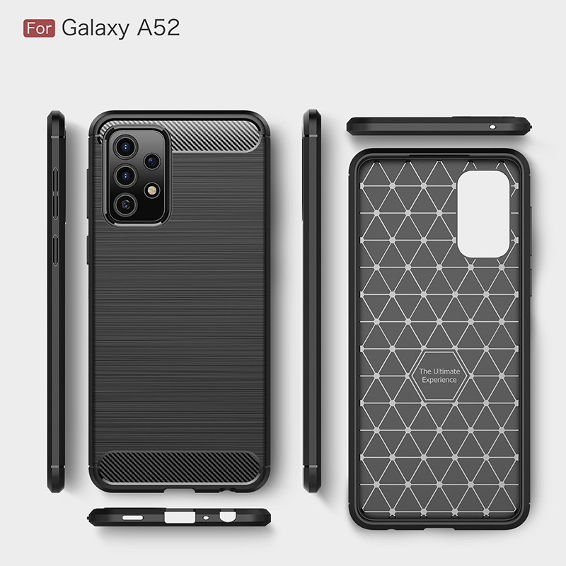 CASE SLIM FIT CARBON IPAKY SAMSUNG GALAXY A52 SOFTCASE - FA